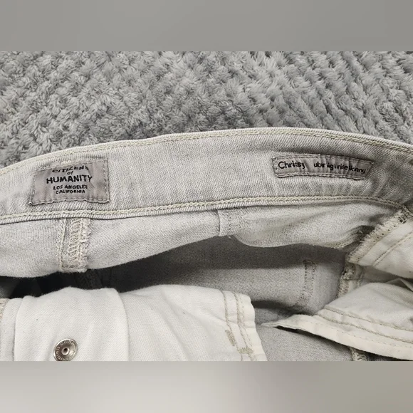 Citizens of Humanity Uber High Rise Jeans in Light Gray Size 30, LIKE NEW - Picture 9 of 14